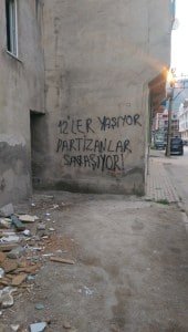 Gemlik'te yazılamalar yapıldı