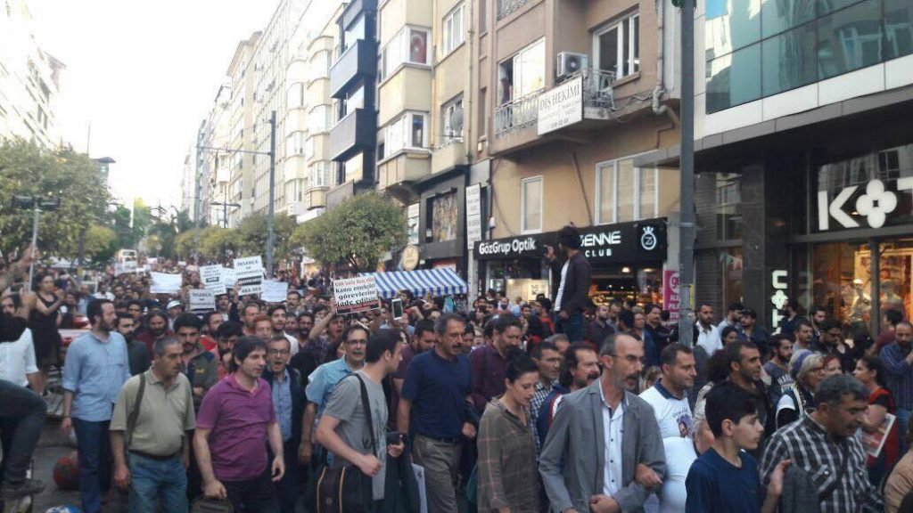 Nuriye ve Semih için Kadıköy'de eylem