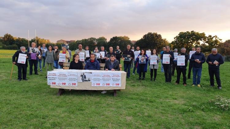 Barış Atay'a saldırı Londra'da protesto edildi